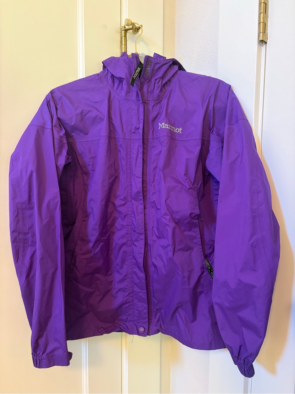 Marmot Vibrant Purple Hooded Shell Jacket